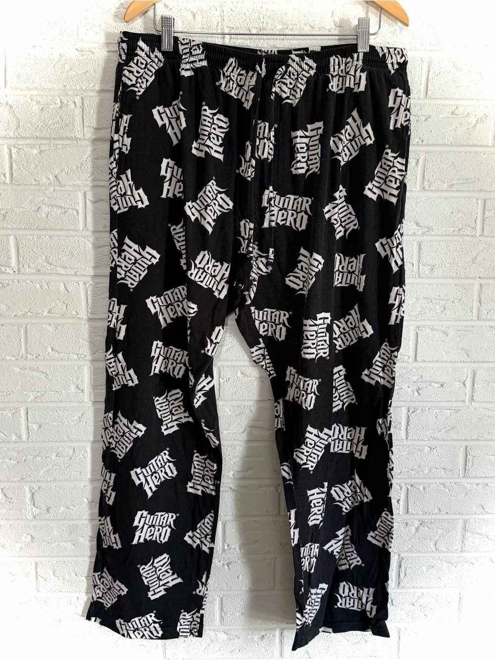 Vintage Guitar Hero Pajama Pants Size Large
